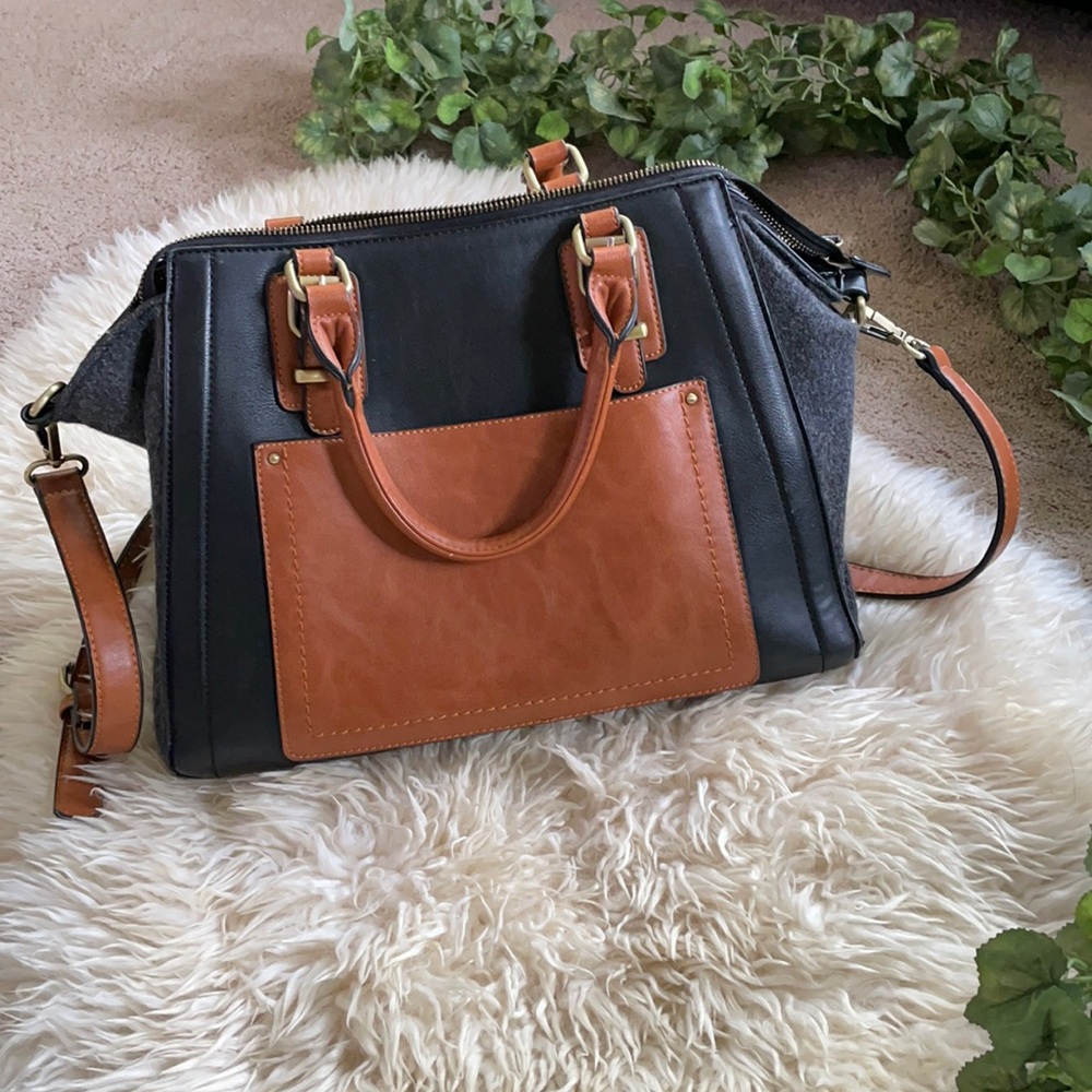 Sole society two tone tote/satchel